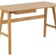 ACT NORDIC Barnett Schreibtisch, mit 1 Schublade - Eichenfurnier matt/Eiche matt gebeizt, Acryllack, Gummibaumholz (120x60)