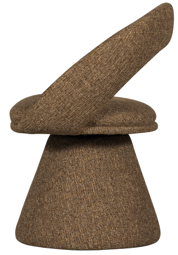 WOOOD VINTER SNURRSTOL MED SPISESKULE I NATURMELANGE