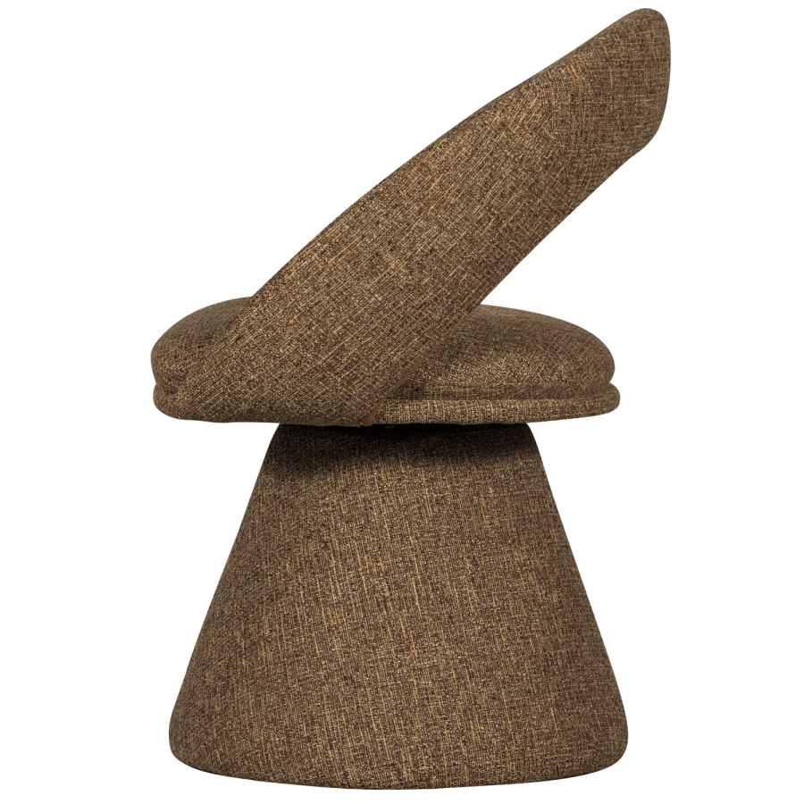 WOOOD VINTER SNURRSTOL MED SPISESKULE I NATURMELANGE