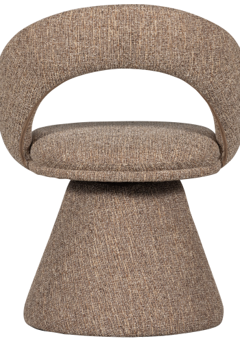 WOOOD VINTER SNURRSTOL MED SPISESKULE I NATURMELANGE