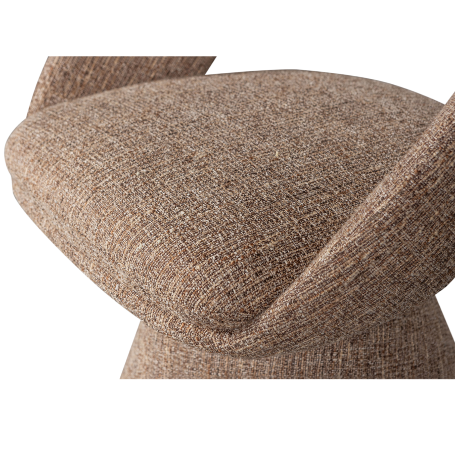 WOOOD VINTER SNURRSTOL MED SPISESKULE I NATURMELANGE