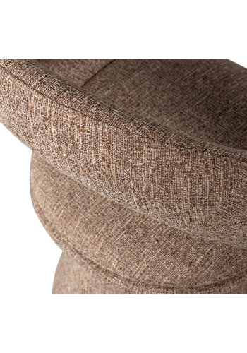 WOOOD VINTER SNURRSTOL MED SPISESKULE I NATURMELANGE