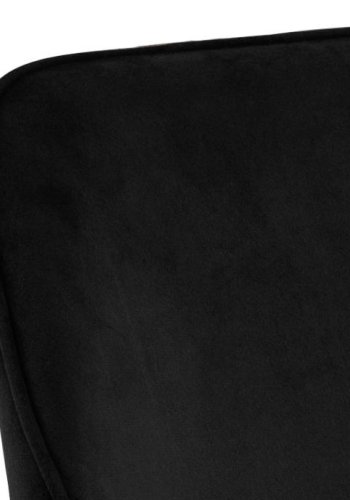 ACT NORDIC Ranja Esszimmerstuhl, mit Armlehnen – schwarzer Stoff und schwarzer Stahl