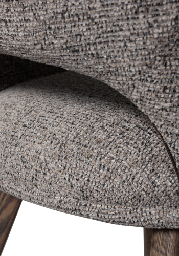 WOOOD MURAT SPISESTOL TAUPE MED MRK BRUN TRE