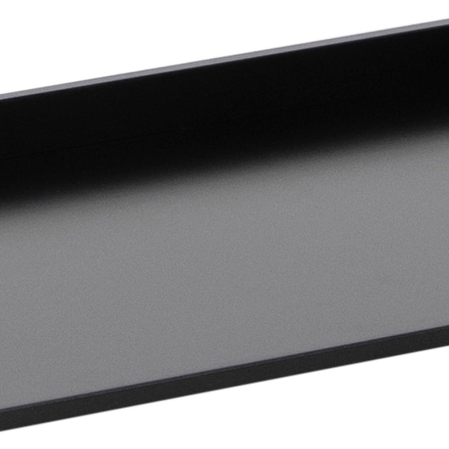 ACT NORDIC Wally Bücherregal, mit Treppenform und 5 Regalen – schwarzes MDF