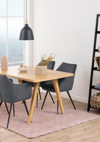 ACT NORDIC Wally Bücherregal, mit Treppenform und 5 Regalen – schwarzes MDF