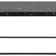 ACT NORDIC Barossa sofabord, rektangulr - sort marmor Marquina ru melamin og sort stl (110x55)