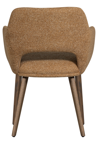 WOOOD MURAT SPISESTOL GUL MED MRK BRUN TRE