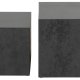 ACT NORDIC Dice salongbord, firkantet - svart Ocean grovt papir (sett med 2)