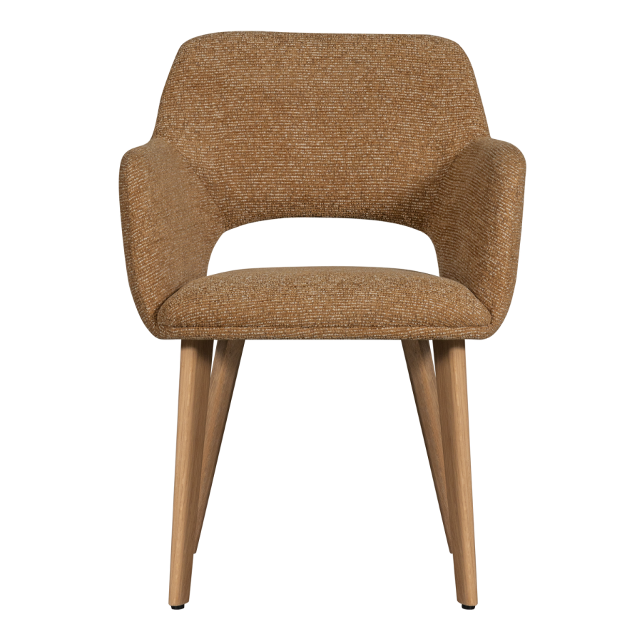 WOOOD MURAT SPISESTOL GUL MED NATURTRE