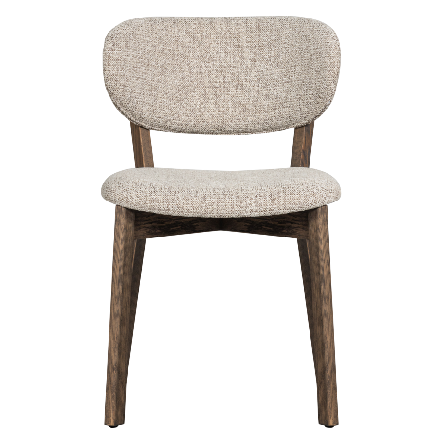 WOOOD UDAR SPISESTOL MED TRERAMME MRK BRUN