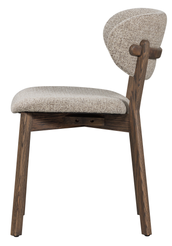 WOOOD UDAR SPISESTOL MED TRERAMME MRK BRUN