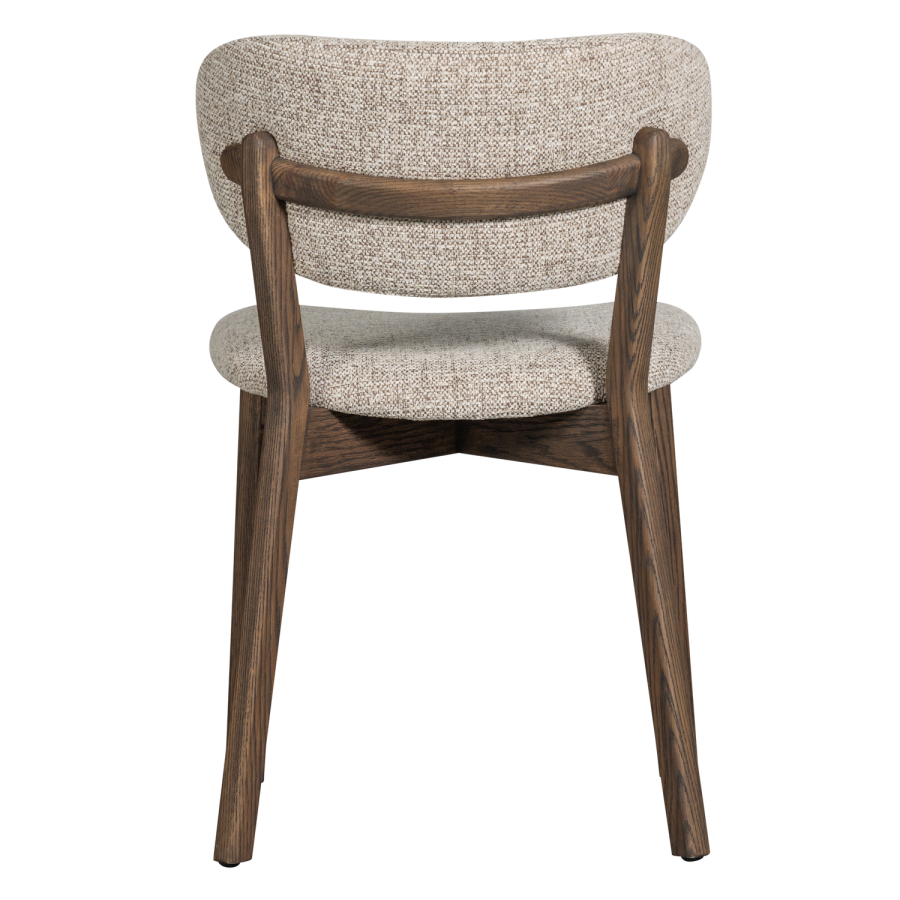 WOOOD UDAR SPISESTOL MED TRERAMME MRK BRUN