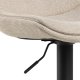 ACT NORDIC Adisa barkrakk, med ryggsttte, fotsttte, svingfunksjon, gasspatron - beige stoff og svart stl
