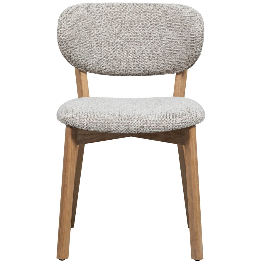 WOOOD UDAR SPISESTOL MED TRERAMME NATURLIG