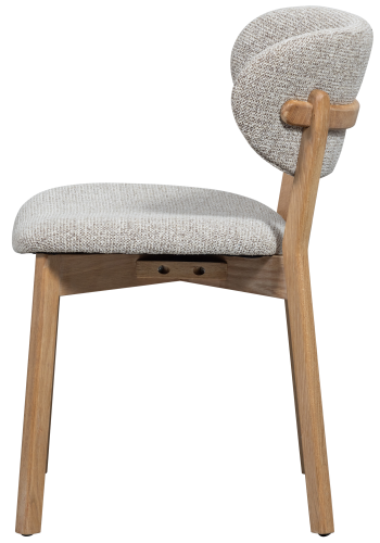 WOOOD UDAR SPISESTOL MED TRERAMME NATURLIG