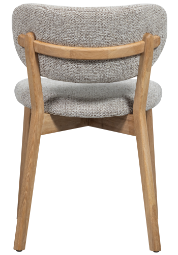 WOOOD UDAR SPISESTOL MED TRERAMME NATURLIG