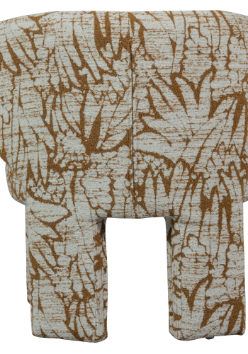 WOOOD UPKE LNESTOL MED DESIGN NATURLIG/BRUN