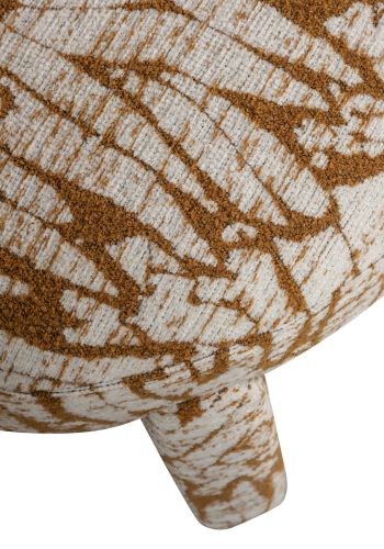 WOOOD UPKE LNESTOL MED DESIGN NATURLIG/BRUN