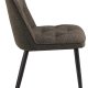 ACT NORDIC Brooke spisestuestol - taupe stoff og svart stl