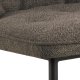ACT NORDIC Brooke spisestuestol - taupe stoff og svart stl
