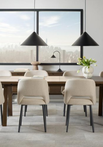 ACT NORDIC A-Line tillgsplade - rgfarvet egefiner (43x95) (st med 2)