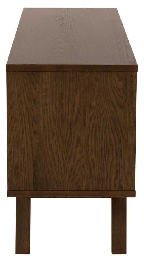 ACT NORDIC A-Line sknk, m. 1 skydelge, 1 hylde og 4 skuffer - rgfarvet egefinr