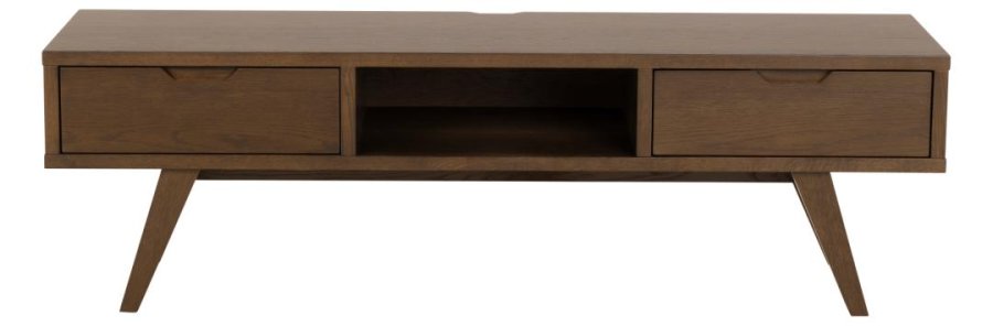 ACT NORDIC A-Line TV-bord, m. 2 skuffer og 1 rum - rgfarvet egefiner (150x40)