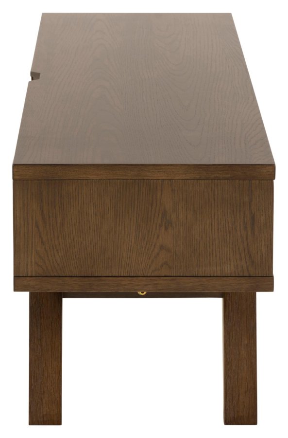 ACT NORDIC A-Line TV-bord, m. 2 skuffer og 1 rum - rgfarvet egefiner (150x40)