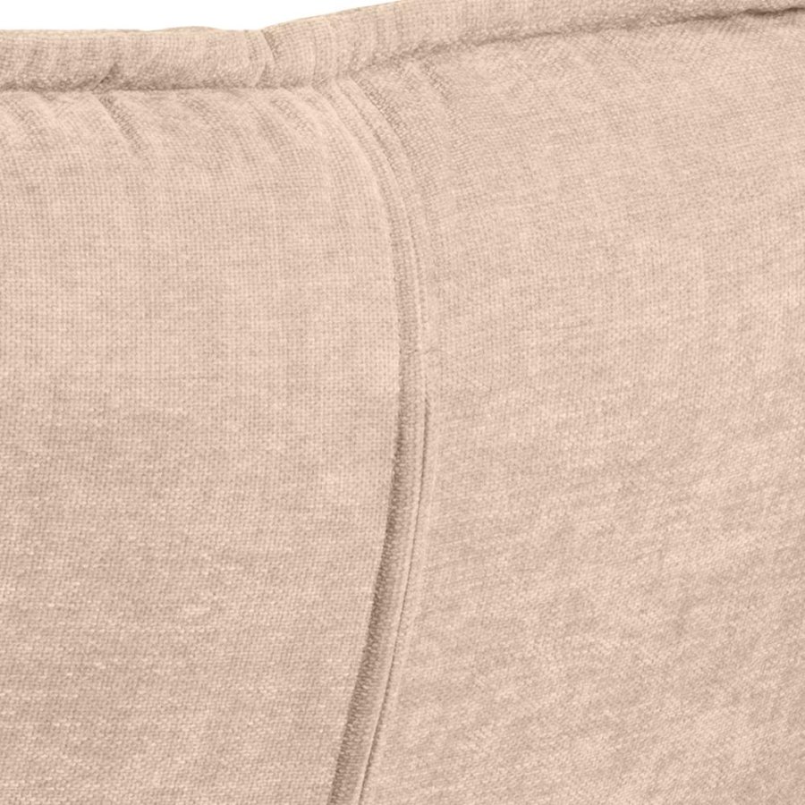 ACT NORDIC Blizzard Drehstuhl - beiger Stoff und schwarzer Stahl