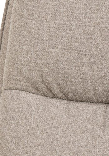 ACT NORDIC Bosley drejestol, m. armln, horisontal syning og lynls - beige stof og sort stl