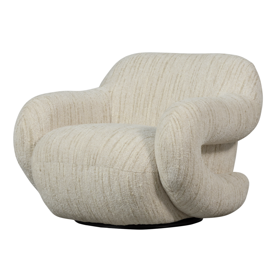 WOOOD FOLKE LNESTOL CHENILLE NATURMELANGE