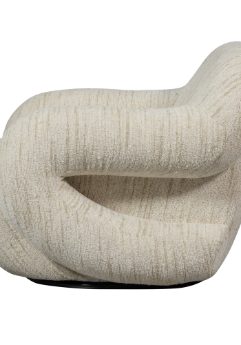 WOOOD FOLKE LNESTOL CHENILLE NATURMELANGE