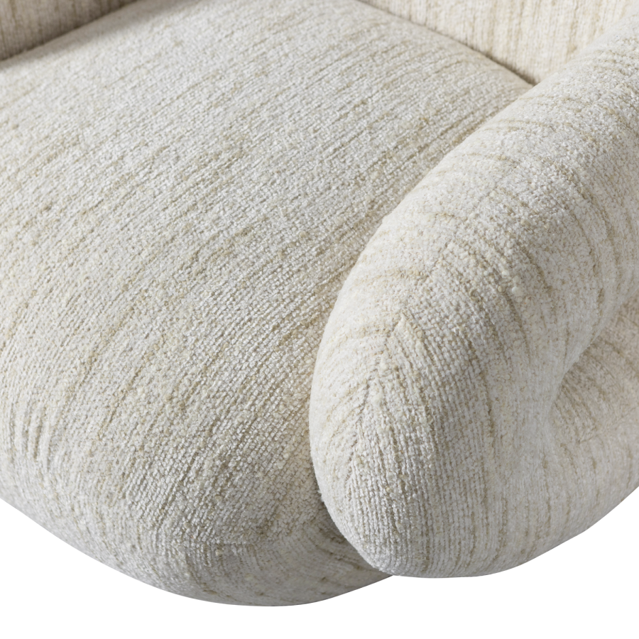 WOOOD FOLKE LNESTOL CHENILLE NATURMELANGE