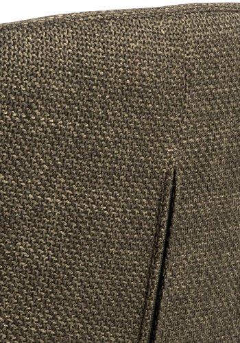 ACT NORDIC Eleanor Esszimmerstuhl, mit Armlehnen – grüner Stoff und schwarzer Stahl