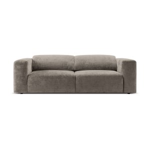 MICADONI Cruz 3 pers. sofa, m. foldbare nakkesttter - elefant chenille stof