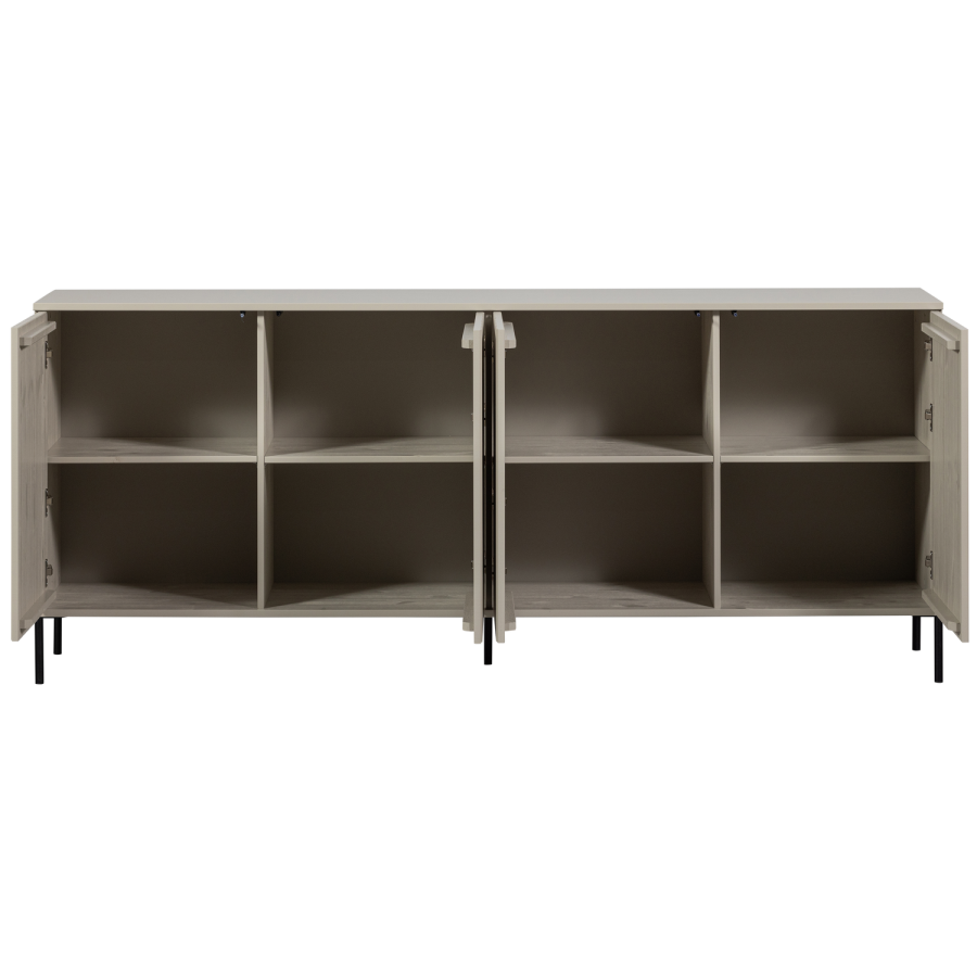 NYTT SKÄNK I DEEP DUST 200 CM FURU [fsc]