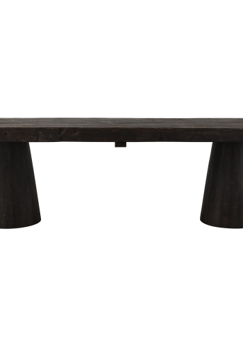 WOOOD CLYDE BÄNK I TRÄ MÖRKBRUN