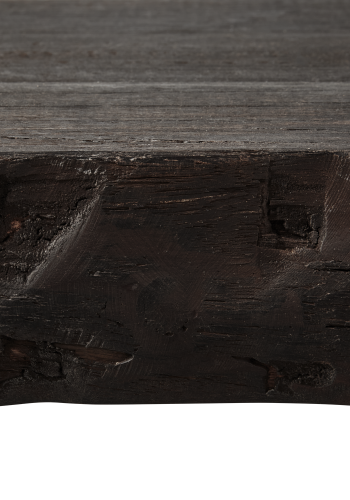 WOOOD CLYDE BÄNK I TRÄ MÖRKBRUN