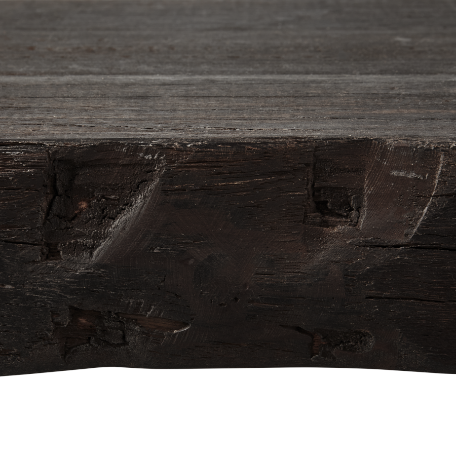 WOOOD CLYDE BÄNK I TRÄ MÖRKBRUN