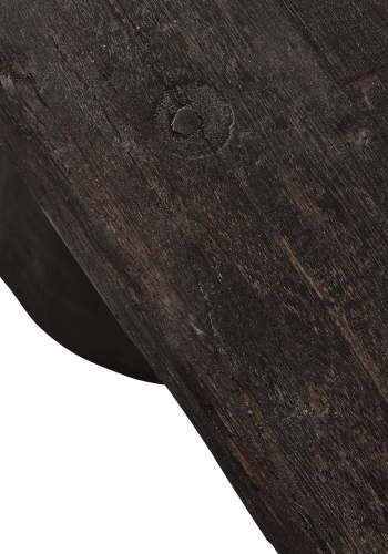 WOOOD CLYDE BÄNK I TRÄ MÖRKBRUN