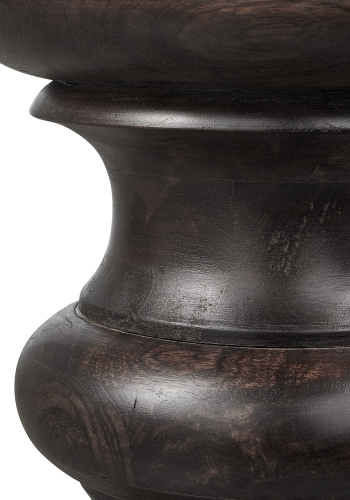 WOOOD JONAH SIDOBORD I TRÄ MÖRKBRUNT 42x30CM