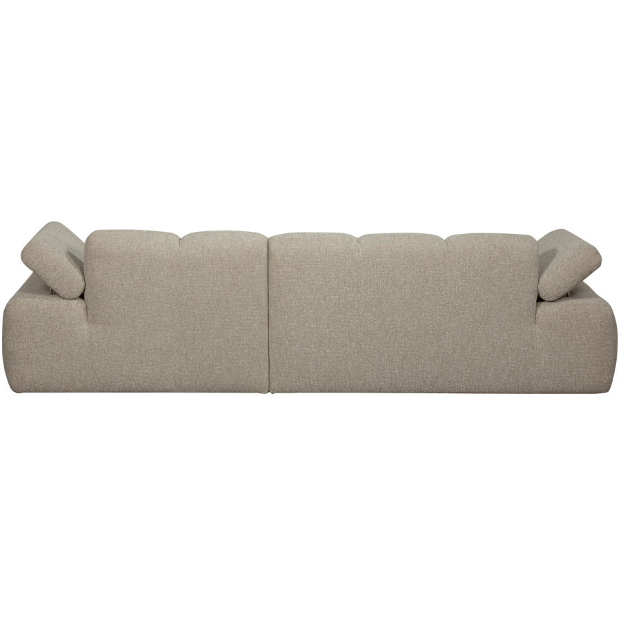 WOOOD MOJO Schslong Lng Soffa Hger Boucle Beige Melerad