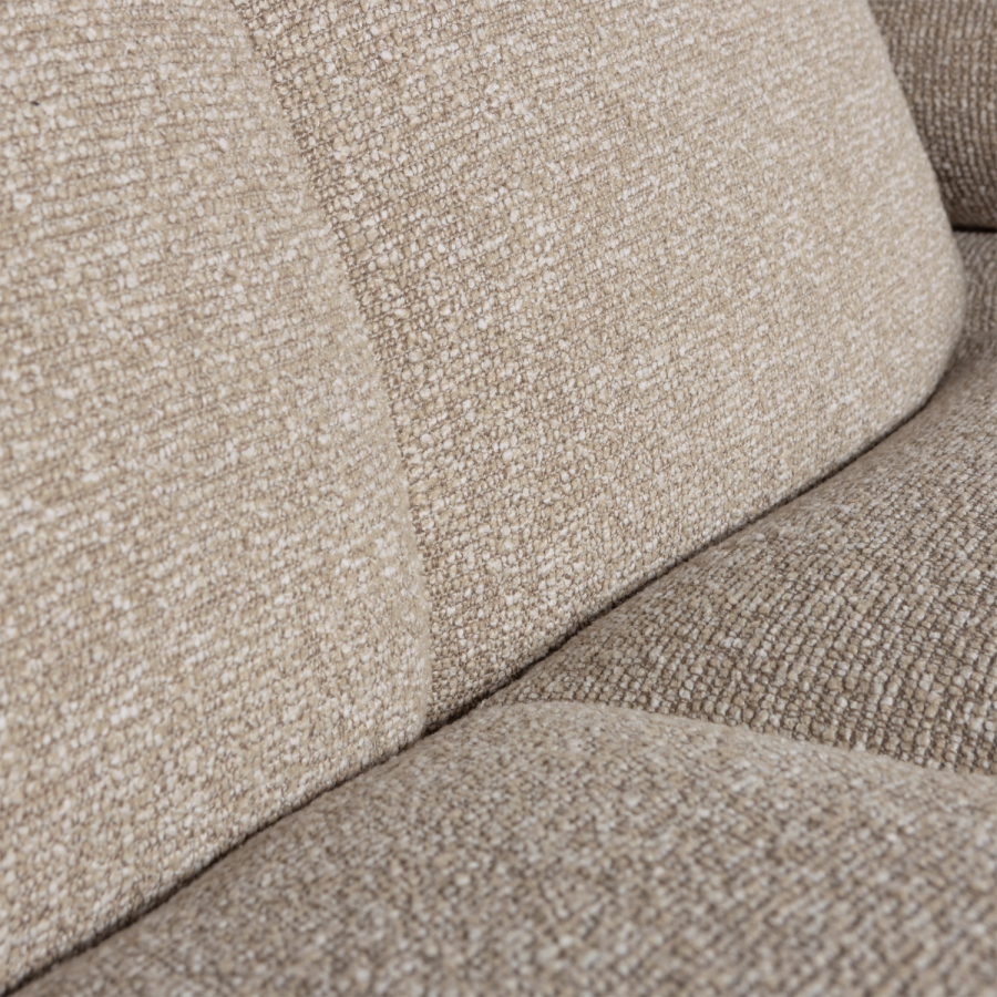 WOOOD MOJO Schslong Lng Soffa Vnster Boucle Beige Melerad