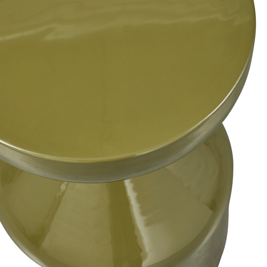 WOOOD FLOYD SIDOBORD METALLGRÖN