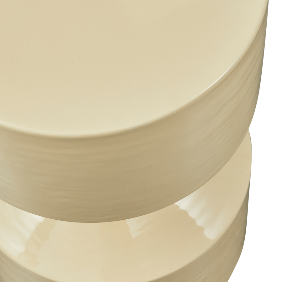 WOOOD HIDDE SIDOBORD METALL GULT