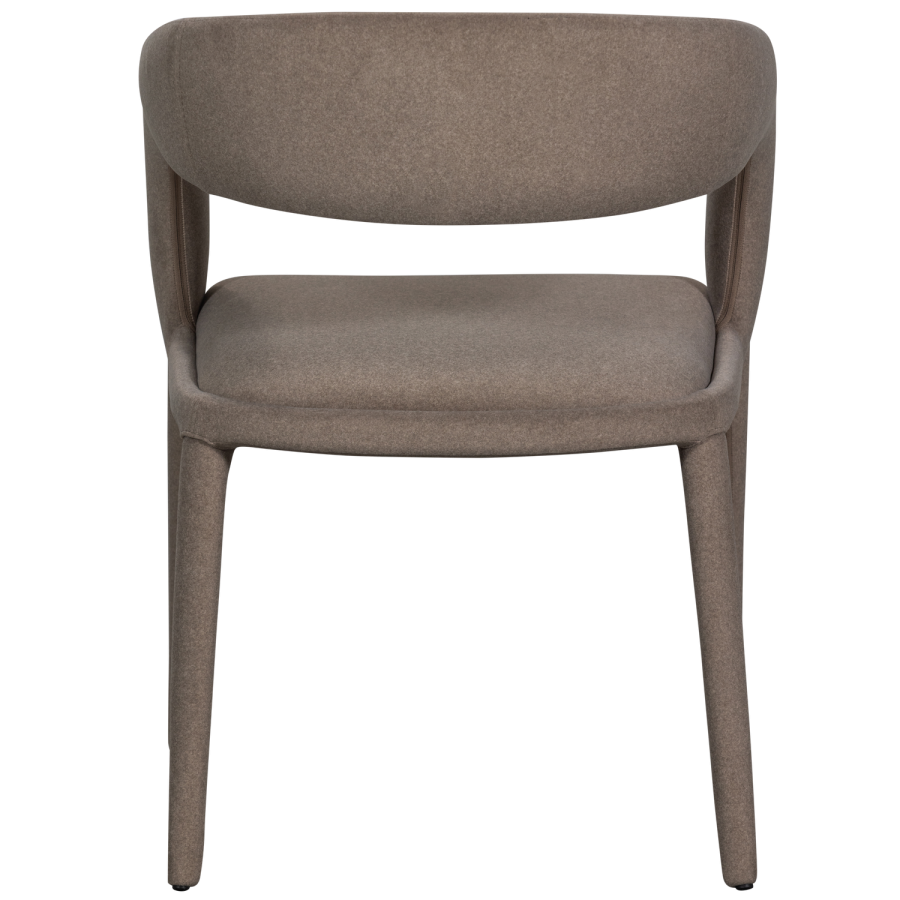 WOOOD ARMS SPISESTOL FILT BRUN