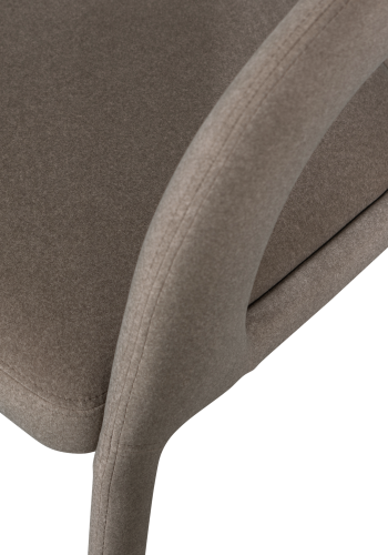 WOOOD ARMS SPISESTOL FILT BRUN