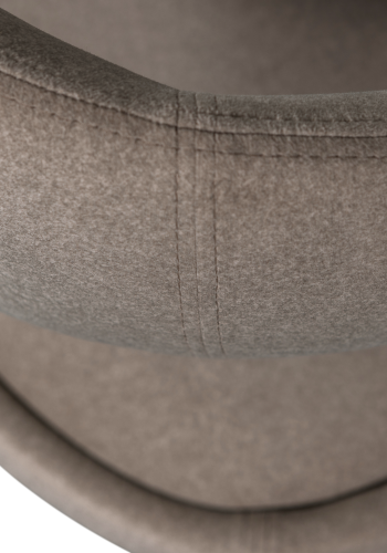 WOOOD ARMS SPISESTOL FILT BRUN