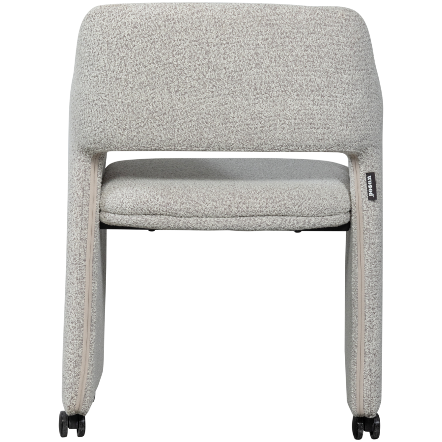 WOOOD LYRIC SPISESTOL MED HJUL GR